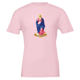 Blessed Virgin Mary Blue and Pink T-Shirt - view 6