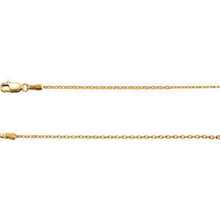 18-inch Cable Chain with Lobster Clasp - 14K Yellow Gold