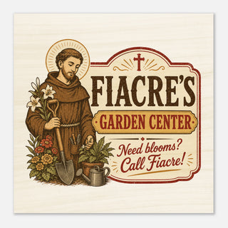 St. Fiacre Garden Center Wood Plaque - view 4