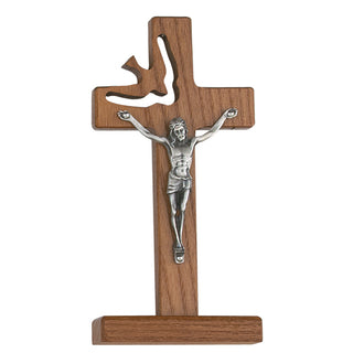6" Walnut Standing Holy Spirit