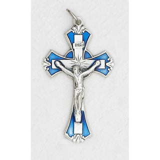 Bulk Classic Cross Silver Tone and Enamel - 32 Options