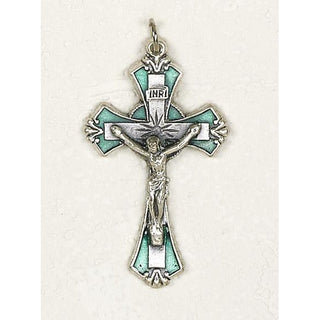 Bulk Classic Cross Silver Tone and Enamel - 32 Options
