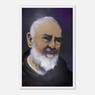 St. Padre Pio Portrait Framed Print - view 2
