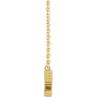 14K Yellow .05 CTW Natural Diamond Petite Holy Spirit 18" Necklace