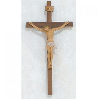 10" Walnut-Italian Corpus Crucifix