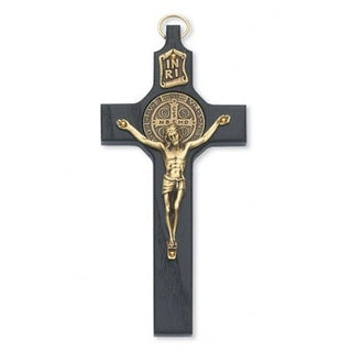 Black Saint Benedict Crucifix