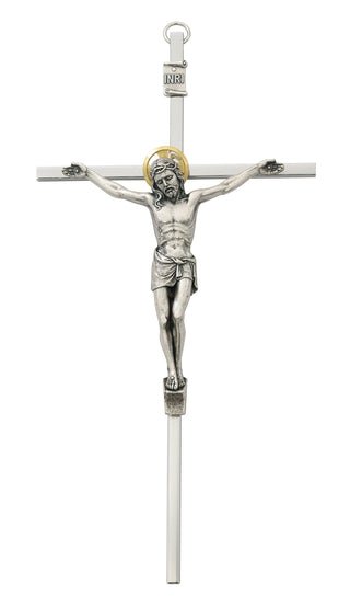  All Silver Crucifix