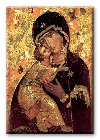 Our Lady Of Vladimir 2"X3"Mini Postcard Mag 10-Pack