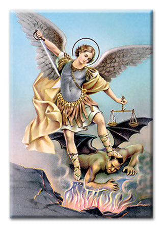 St Michael Magnet 2"X3" Postcard Magnet 10-Pack