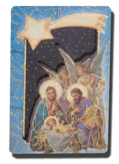 Nativity with Angels Multi- Dimensl Easel/Magnt 5-Pack – CatholicShop.com