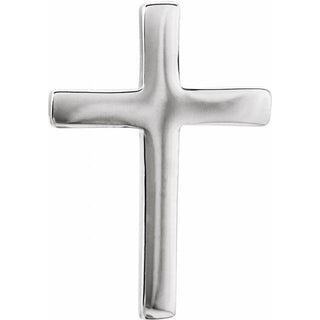 Sterling Silver 10 mm Cross Single Earring
