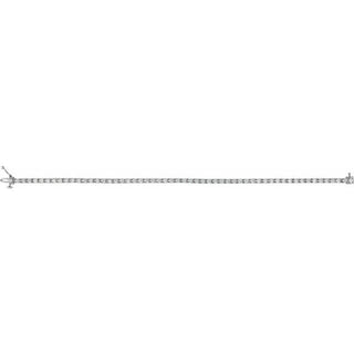 14K White 3 CTW Natural Diamond Line 7 1/4" Bracelet