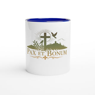 'Pax et Bonum' Cross Color Mug - view 5