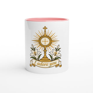 Eucharistic 'I Adore You' Color Mug - view 3