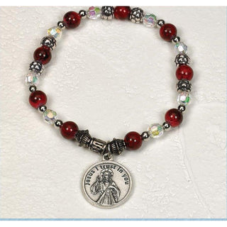 4-pack - Divine Mercy - Italian Stretch Bracelet