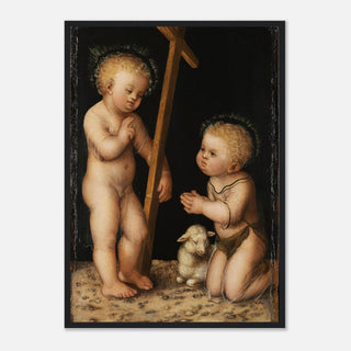 Christ Child and St. John with Lamb Framed Print - view 17