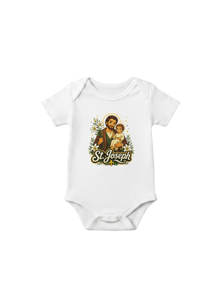 St. Joseph and Baby Jesus Baby Onesie