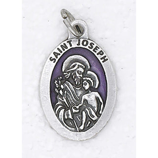 Bulk Saint Joseph Premium 1 Inch Enameled Medals