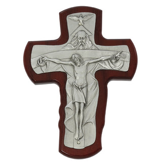 5 1/2" Cherry Trinity Crucifix