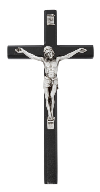 10-inch Black Crucifix bagged