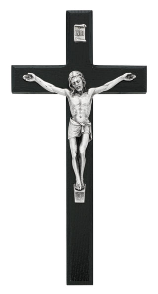  Black Silver Crucifix
