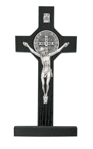  Black Standing Saint Benedict Crucifix
