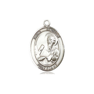 Pewter St. Andrew the Apostle Medal | Medium | Engravable