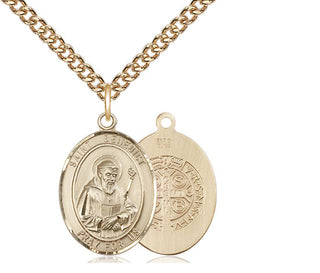 14kt Gold Filled Saint Benedict Medal Religious Jewelry