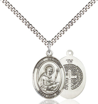 Pewter Saint Benedict Medal Religious Jewelry