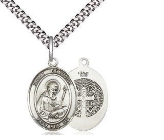 Sterling Silver Saint Benedict Medal Religious Jewelry