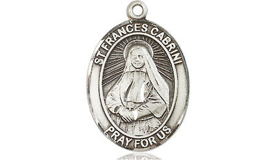 Sterling Silver St. Frances Cabrini Medal | Medium | Engravable