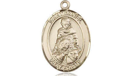 14kt Gold Filled Saint Daniel Medal | Medium – CatholicShop.com