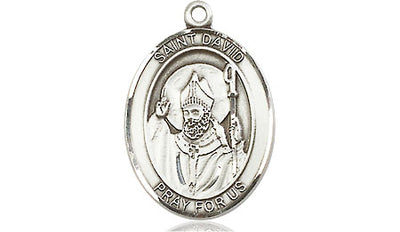 Sterling Silver St. David of Wales Medal | Medium | Engravable