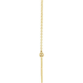 14K Yellow Menorah Star 18" Necklace