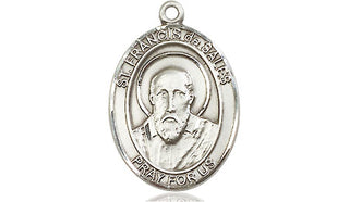 Sterling Silver Saint Francis de Sales Medal | Engravable