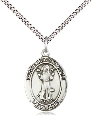 Pewter St. Francis of Assisi Necklace | Engravable