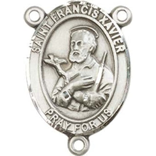 Sterling Silver Saint Francis Xavier Rosary Center