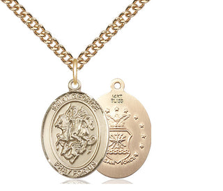 14kt Gold Saint George Air Force Medal