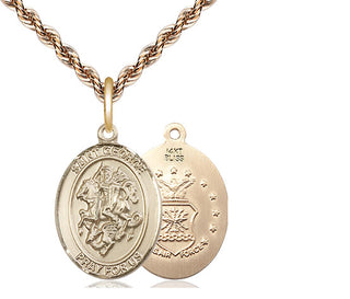 14kt Gold Saint George Air Force Medal
