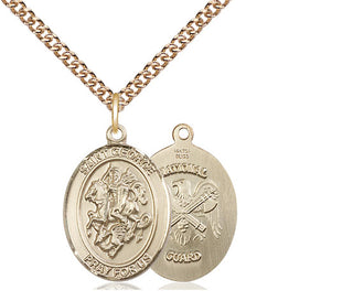 14kt Gold Saint George National Guard Medal