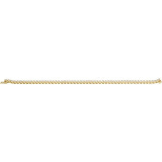 14K Yellow 5 CTW Natural Diamond Line 7 1/4" Bracelet