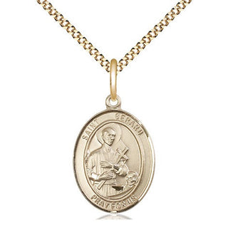 14kt Gold Filled Saint Gerard Majella Medal Religious Jewelry Engraved Catholic Saint Jewelry