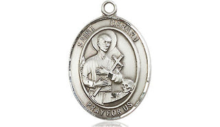 Sterling Silver Saint Gerard Majella Medal Religious Jewelry Engraved Catholic Saint Jewelry