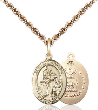 14kt Gold Saint Joan of Arc Air Force Medal