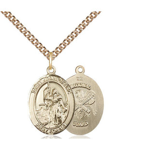 14kt Gold Saint Joan of Arc National Guard Medal