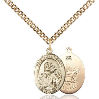 14kt Gold Saint Joan of Arc Navy Medal