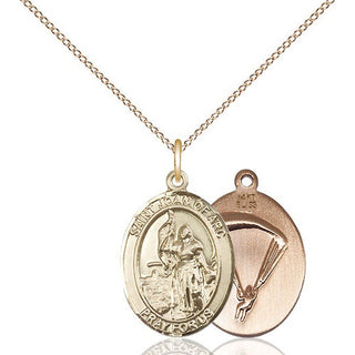 14kt Gold Saint Joan of Arc Paratrooper Medal