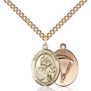 14kt Gold Saint Joan of Arc Paratrooper Medal