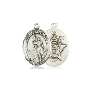 Pewter Saint Joan of Arc Army Medal