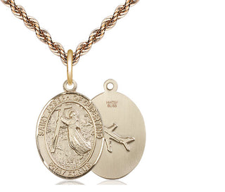 14kt Gold Filled Saint Joseph of Cupertino Medal Religious Jewelry